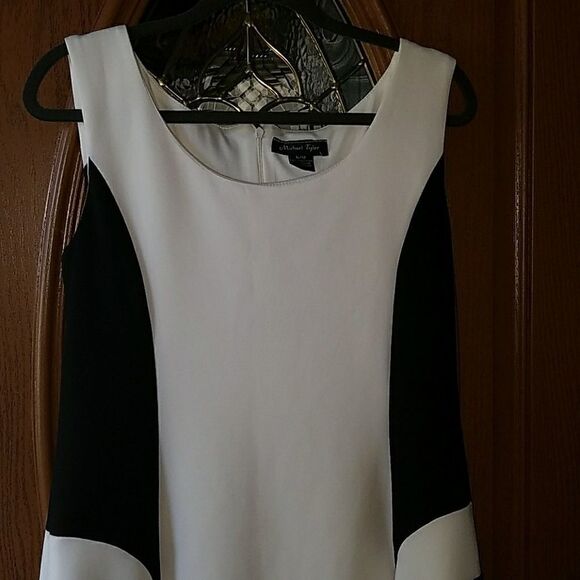 Michael Tyler black and white dress SZ L NWT - Picture 2 of 7